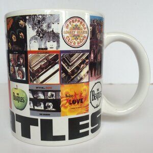 The Beatles Album Covers Coffee Mug Multicolor Apple 2009 Rock Off 10 oz
